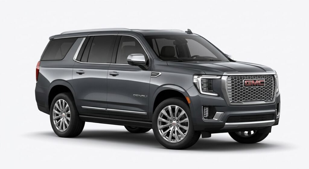 GMC Yukon premium SUV for Umrah taxi rides, Holy Transport
